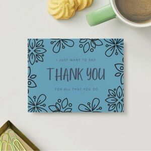 Set of 10 Thank You Post Card